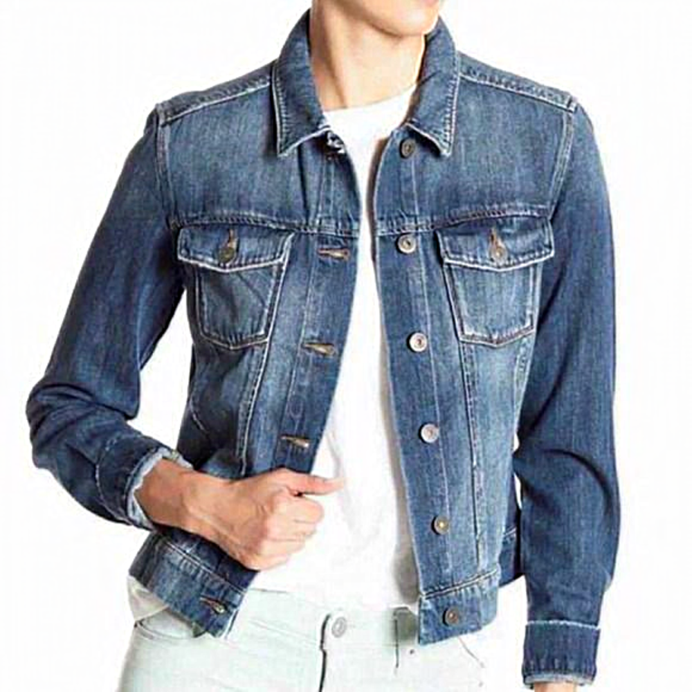 Paige Aveline‎ Denim Jacket in Deconstructed Junya Size Small